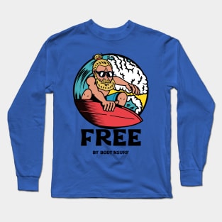 FREE BY BODY'SURF Long Sleeve T-Shirt
